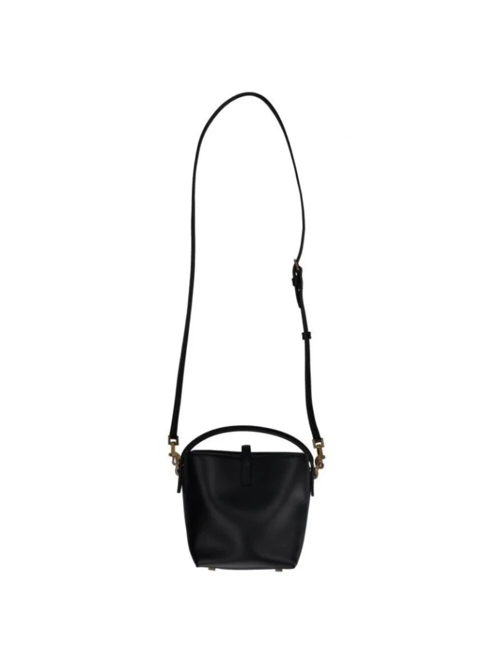 Saint Laurent Roland Paris Mini YSL Mini Bucket Calfskin Shoulder